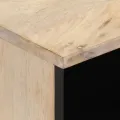 Meuble TV 100x33x46 cm bois massif de manguier