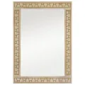 Miroir de bain 50x70x2,5 cm bois de manguier massif et verre