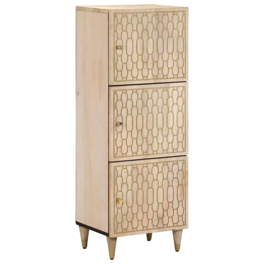 Buffet 40x33x110 cm bois de manguier massif