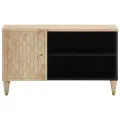Meuble TV 80x31x46 cm bois massif de manguier