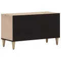 Meuble TV 80x31x46 cm bois massif de manguier