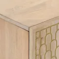 Meuble TV 80x31x46 cm bois massif de manguier