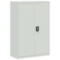 Classeur gris clair 90x40x180 cm acier