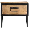 Table de chevet 40x35x40 cm bois de manguier massif