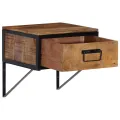 Table de chevet 40x35x40 cm bois de manguier massif