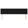 Têtes de lit 2 pcs Noir 90x5x78/88 cm Velours
