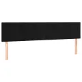 cadre de lit avec matelas Noir 180x200 cm Velours