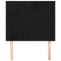 Têtes de lit 2 pcs Noir 90x5x78/88 cm Velours