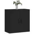 Armoire murale noir 60x31x60 cm bois d'ingénierie