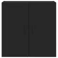Armoire murale noir 60x31x60 cm bois d'ingénierie