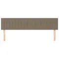 Têtes de lit 2 pcs Taupe 90x5x78/88 cm Tissu