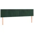 cadre de lit avec matelas LED Vert foncé 180x200 cm