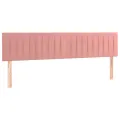 cadre de lit avec matelas Rose 160x200 cm Velours
