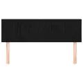 Têtes de lit 2 pcs Noir 72x5x78/88 cm Velours