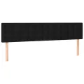 cadre de lit avec matelas Noir 160x200 cm Tissu