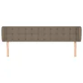 Tête de lit avec oreilles Taupe 183x23x78/88 cm Tissu