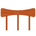 Tête de lit cire marron 120 cm bois massif de pin