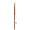 Tête de lit cire marron 120 cm bois massif de pin