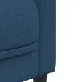 Fauteuil bleu tissu