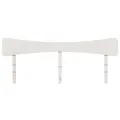 Tête de lit blanc 200 cm bois massif de pin