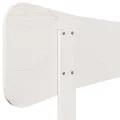 Tête de lit blanc 200 cm bois massif de pin