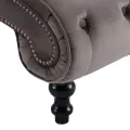 Chaise longue Velours Gris
