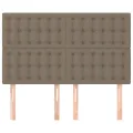 Têtes de lit 4 pcs Taupe 72x5x78/88 cm Tissu