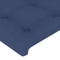 Tête de lit à LED Bleu 90x5x78/88 cm Tissu