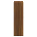 Armoire à chaussures Chêne marron 63x24x81 cm Bois d'ingénierie