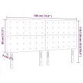 Têtes de lit 4 pcs Gris foncé 90x5x78/88 cm Velours