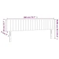 Têtes de lit 2 pcs Vert foncé 100x5x78/88 cm Velours