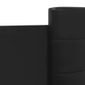 Cadre de lit avec tête de lit noir 120x190 cm bois d'ingénierie