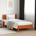 Tête de lit cire marron 100 cm bois massif de pin