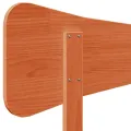 Tête de lit cire marron 100 cm bois massif de pin