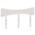 Tête de lit blanc 140 cm bois massif de pin