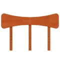 Tête de lit cire marron 135 cm bois massif de pin