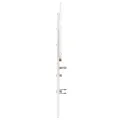 Tête de lit blanc 120 cm bois massif de pin