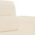 Ensemble de canapés 2 pcs avec coussins Beige Tissu microfibre