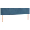 cadre de lit avec matelas LED Bleu foncé 180x200 cm