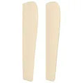 Tête de lit avec oreilles Crème 103x23x118/128 cm Tissu