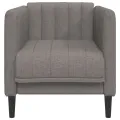 Fauteuil taupe tissu