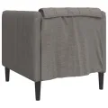 Fauteuil taupe tissu