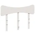 Tête de lit blanc 135 cm bois massif de pin