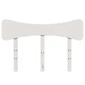 Tête de lit blanc 135 cm bois massif de pin
