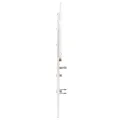 Tête de lit blanc 135 cm bois massif de pin