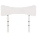 Tête de lit blanc 90 cm bois massif de pin