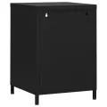 Table de chevet Noir 35x35x51 cm Acier