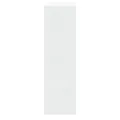 Armoire à chaussure Blanc brillant 63x24x81 cm Bois ingénierie