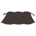 Chaises de jardin 6 pcs avec coussins taupe Bois de teck solide