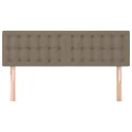 Têtes de lit 2 pcs Taupe 72x5x78/88 cm Tissu